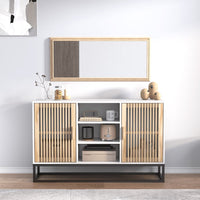 Thumbnail for Sideboard Weiß 105x30x65 cm Holzwerkstoff