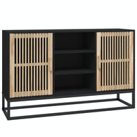 Thumbnail for Sideboard Schwarz 105x30x65 cm Holzwerkstoff