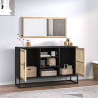 Thumbnail for Sideboard Schwarz 105x30x65 cm Holzwerkstoff