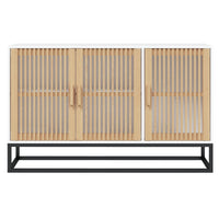 Thumbnail for Sideboard Weiß 105x30x65 cm Holzwerkstoff