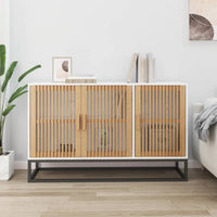 Thumbnail for Sideboard Weiß 105x30x65 cm Holzwerkstoff