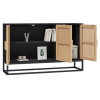 Thumbnail for Sideboard Schwarz 105x30x65 cm Holzwerkstoff