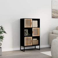 Thumbnail for Highboard Schwarz 70x35x125 cm Holzwerkstoff