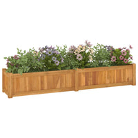 Thumbnail for Hochbeet 150x30x25 cm Massivholz Teak