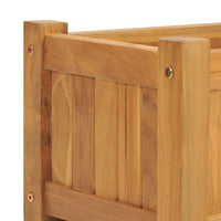 Thumbnail for Hochbeet 150x30x25 cm Massivholz Teak