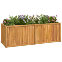 Thumbnail for Hochbeet 150x50x50 cm Massivholz Teak