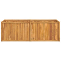 Thumbnail for Hochbeet 150x50x50 cm Massivholz Teak
