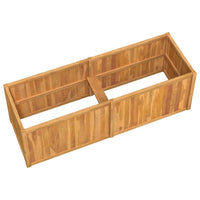 Thumbnail for Hochbeet 150x50x50 cm Massivholz Teak
