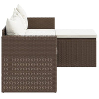 Thumbnail for Garten-Lounge-Set Braun Poly Rattan