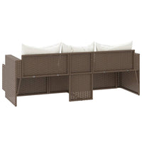 Thumbnail for Garten-Lounge-Set Braun Poly Rattan
