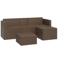 Thumbnail for Garten-Lounge-Set Braun Poly Rattan