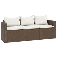 Thumbnail for Garten-Lounge-Set Braun Poly Rattan