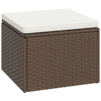 Thumbnail for Garten-Lounge-Set Braun Poly Rattan