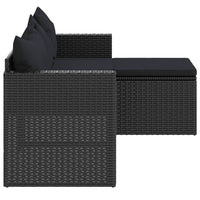 Thumbnail for Garten-Lounge-Set Schwarz Poly Rattan