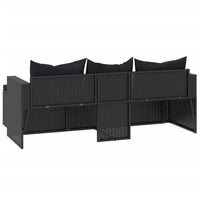 Thumbnail for Garten-Lounge-Set Schwarz Poly Rattan