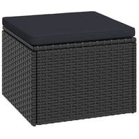 Thumbnail for Garten-Lounge-Set Schwarz Poly Rattan