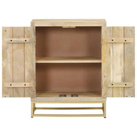 Thumbnail for Sideboard mit 2 Türen 55x30x70 cm Massivholz Mango