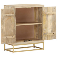 Thumbnail for Sideboard mit 2 Türen 55x30x70 cm Massivholz Mango