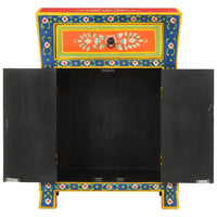 Thumbnail for Sideboard Handbemalt 54x30x74 cm Massivholz Mango