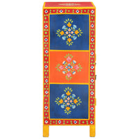 Thumbnail for Sideboard Handbemalt 54x30x74 cm Massivholz Mango