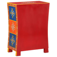 Thumbnail for Sideboard Handbemalt 54x30x74 cm Massivholz Mango