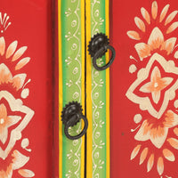 Thumbnail for Sideboard Handbemalt 54x30x74 cm Massivholz Mango