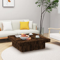 Thumbnail for Couchtisch Räuchereiche 90x90x28 cm Holzwerkstoff