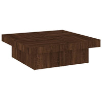 Thumbnail for Couchtisch Braun Eichen-Optik 90x90x28 cm Holzwerkstoff
