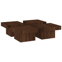 Thumbnail for Couchtisch Braun Eichen-Optik 90x90x28 cm Holzwerkstoff