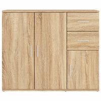 Thumbnail for Sideboard Sonoma-Eiche 91x29,5x75 cm Holzwerkstoff