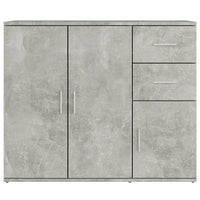Thumbnail for Sideboard Betongrau 91x29,5x75cm Holzwerkstoff