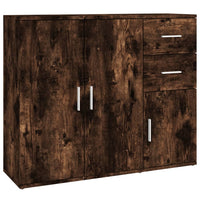Thumbnail for Sideboard Räuchereiche 91x29,5x75 cm Holzwerkstoff