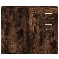 Thumbnail for Sideboard Räuchereiche 91x29,5x75 cm Holzwerkstoff