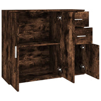 Thumbnail for Sideboard Räuchereiche 91x29,5x75 cm Holzwerkstoff