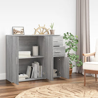 Thumbnail for Sideboard Grau Sonoma 91x29,5x75 cm Holzwerkstoff