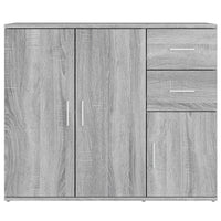 Thumbnail for Sideboard Grau Sonoma 91x29,5x75 cm Holzwerkstoff