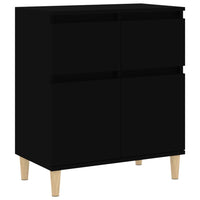 Thumbnail for Sideboard Schwarz 60x35x70 cm Holzwerkstoff