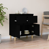 Thumbnail for Sideboard Schwarz 60x35x70 cm Holzwerkstoff