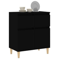 Thumbnail for Sideboard Schwarz 60x35x70 cm Holzwerkstoff