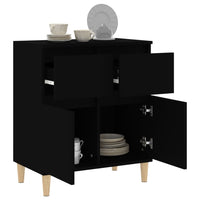 Thumbnail for Sideboard Schwarz 60x35x70 cm Holzwerkstoff