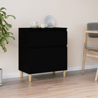 Thumbnail for Sideboard Schwarz 60x35x70 cm Holzwerkstoff