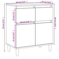 Thumbnail for Sideboard Sonoma-Eiche 60x35x70 cm Holzwerkstoff