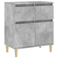 Thumbnail for Sideboard Betongrau 60x35x70 cm Holzwerkstoff