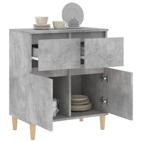 Thumbnail for Sideboard Betongrau 60x35x70 cm Holzwerkstoff