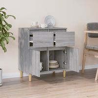 Thumbnail for Sideboard Grau Sonoma 60x35x70 cm Holzwerkstoff