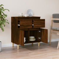 Thumbnail for Sideboard Braun Eichen-Optik 60x35x70 cm Holzwerkstoff