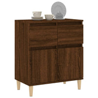 Thumbnail for Sideboard Braun Eichen-Optik 60x35x70 cm Holzwerkstoff