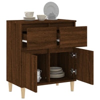 Thumbnail for Sideboard Braun Eichen-Optik 60x35x70 cm Holzwerkstoff