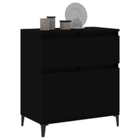 Thumbnail for Sideboard Schwarz 60x35x70 cm Holzwerkstoff