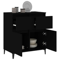 Thumbnail for Sideboard Schwarz 60x35x70 cm Holzwerkstoff